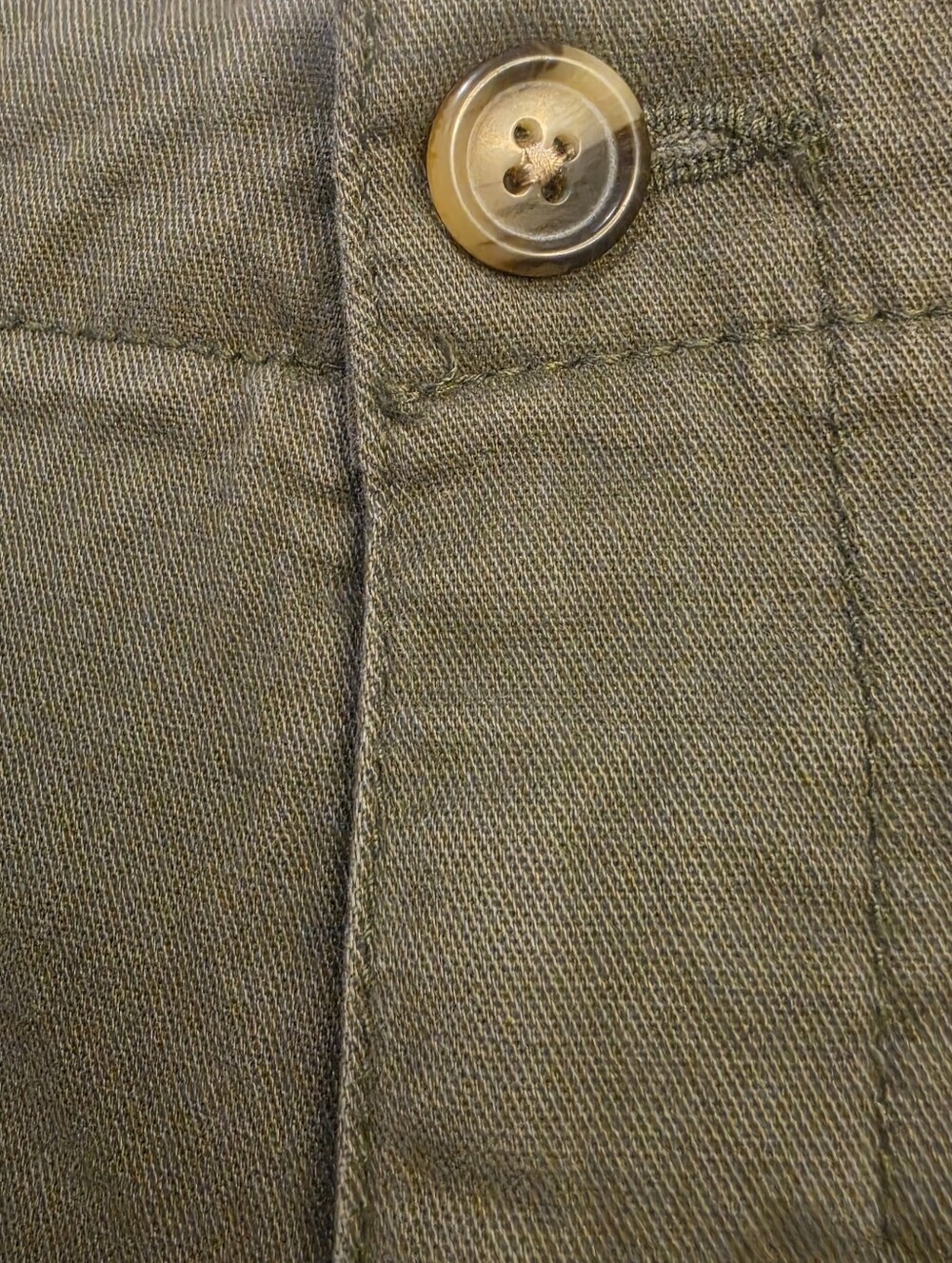 Old Navy Olive Green Baggy Chino Pants Boys size 14 Plus - Picture 3 of 7